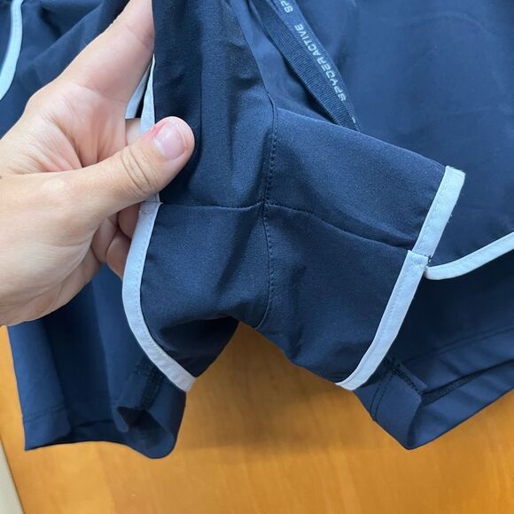 Spyder Women's Dark Blue and White Athletic Shorts - Picture 8 of 8